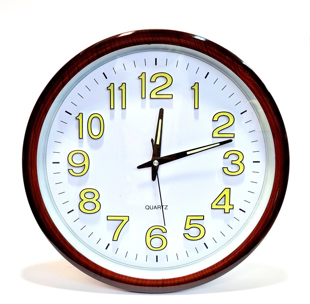 Sieninis laikrodis, 38cm kaina ir informacija | Laikrodžiai | pigu.lt