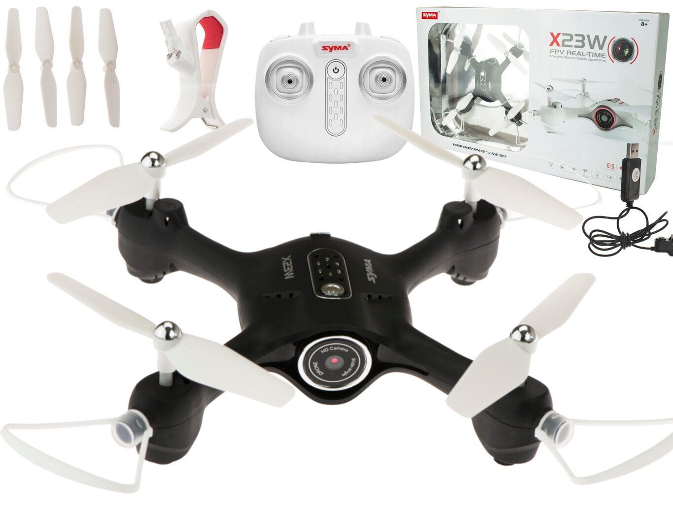 Syma X23W 2.4 kaina ir informacija | Dronai | pigu.lt