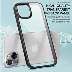 Чехол Premium Hard Case Apple iPhone 13 Clear PC, black цена и информация | Чехлы для телефонов | pigu.lt