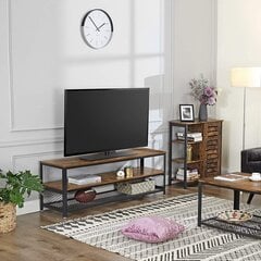 TV staliukas LTV50BX, ruda/juoda kaina ir informacija | TV staliukai | pigu.lt