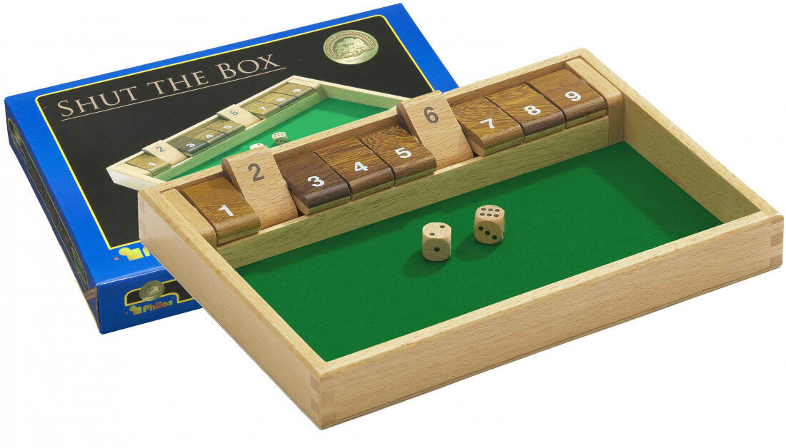 Žaidimas Shut the box 9 kaina ir informacija | Stalo žaidimai, galvosūkiai | pigu.lt