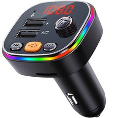 FM moduliatorius su krovimu BT/RGB LED, Magicso kaina ir informacija | FM moduliatoriai | pigu.lt