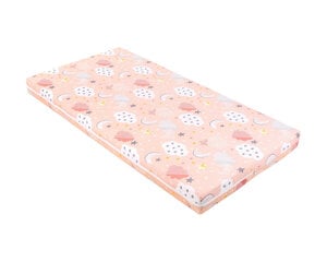 Čiužinys kūdikiams Kikkaboo Fantasia Plus 70x140x8 сm, Clouds Peach цена и информация | Матрасы | pigu.lt