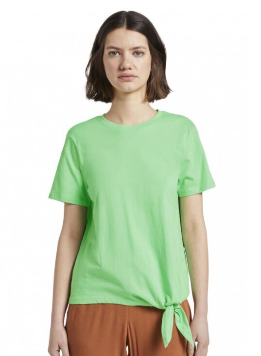 Marškinėliai moterims Tom Tailor, žali kaina ir informacija | Marškinėliai moterims | pigu.lt