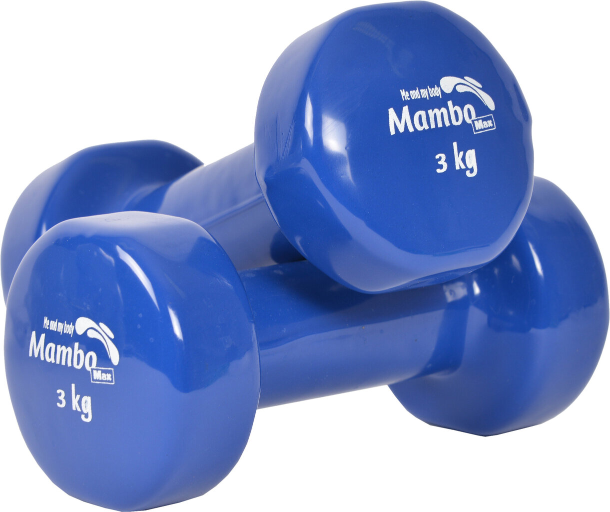 Viniliniai svareliai Mambo Max Dumbbell, 3 kg цена и информация | Svoriai, svarmenys, štangos | pigu.lt