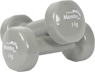 Виниловые гантели Mambo Max Dumbbell, 5 кг цена и информация | Гантели, гири, штанги | pigu.lt
