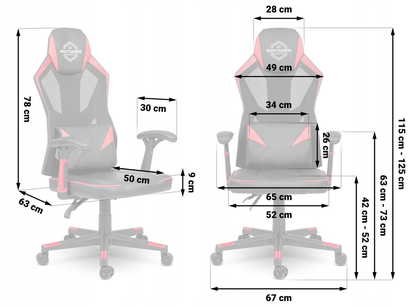 Žaidimų kėdė Windu juoda kaina ir informacija | Biuro kėdės | pigu.lt