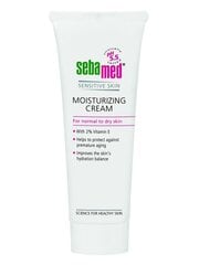 Дневной крем SebaMed Sensitive Skin Moisturizing, 50 мл цена и информация | Кремы для лица | pigu.lt