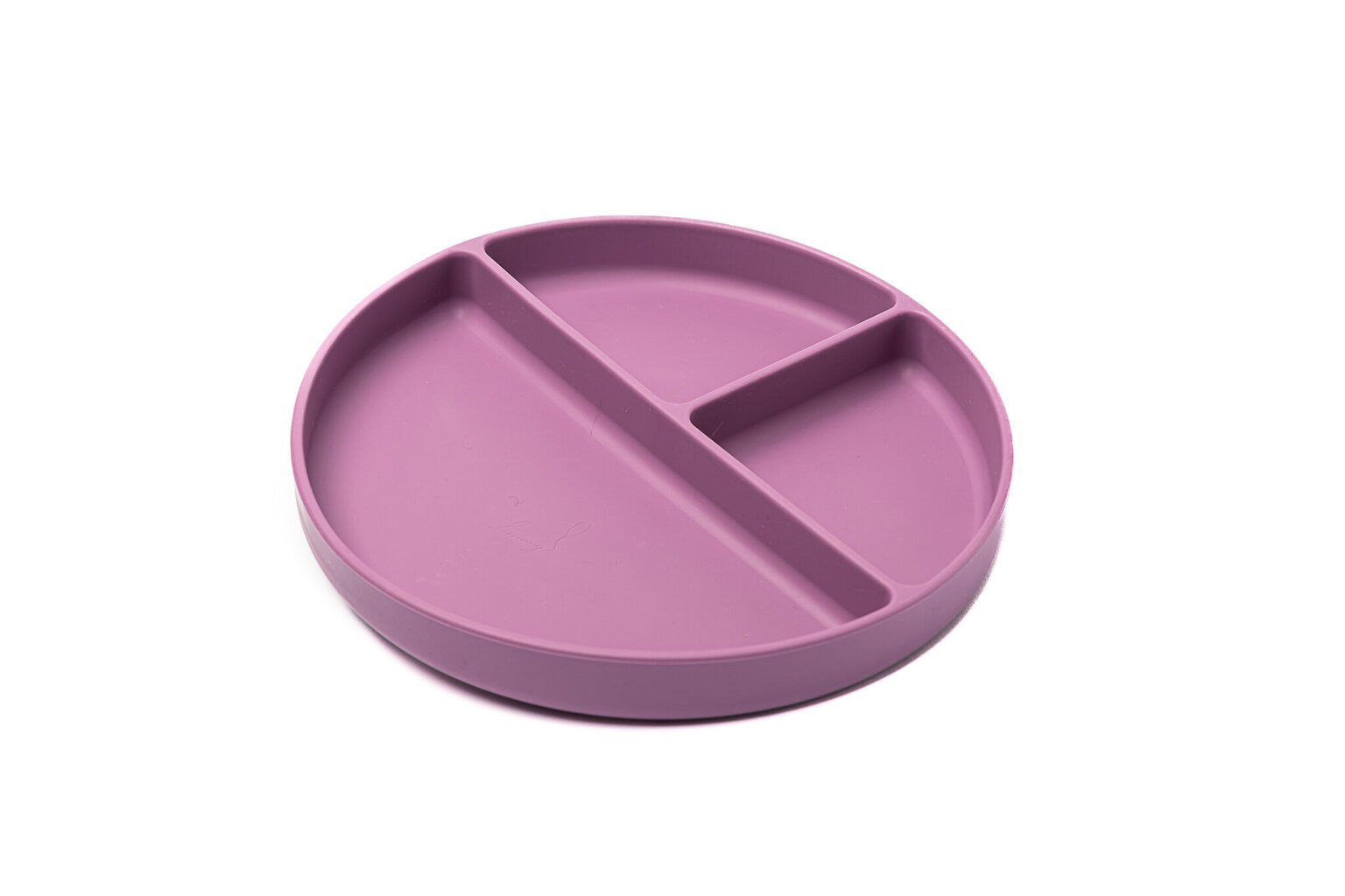 Lėkštė su silikoniniu siurbtuku, violetine, Luumy kaina ir informacija | Kūdikių indai, indeliai pienui ir įrankiai | pigu.lt