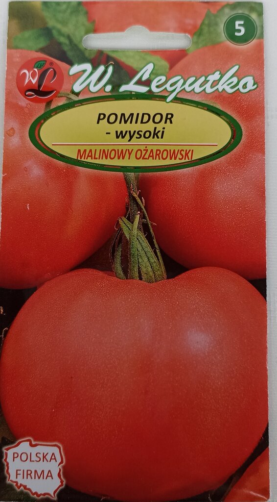 Pomidorai laukas aukštas Malinowy Ožarowski, 2 vnt kaina ir informacija | Daržovių, uogų sėklos | pigu.lt