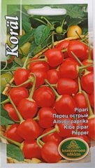Острый перец Koräl, 2 шт цена и информация | Семена овощей, ягод | pigu.lt