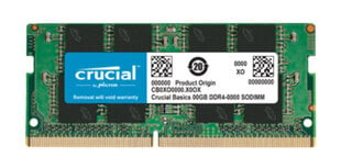 Crucial 16GB DDR4-2666 SODIMM kaina ir informacija | Operatyvioji atmintis (RAM) | pigu.lt
