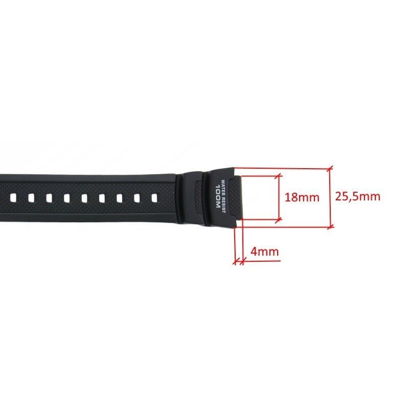 Laikrodžio dirželis Casio 10360816 цена и информация | Moteriški laikrodžiai | pigu.lt
