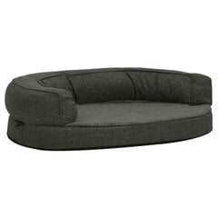 Ergonomiška lova šunims, 75x53cm, tamsiai pilka kaina ir informacija | Guoliai, pagalvėlės | pigu.lt