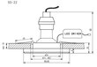 Candellux įmontuojami LED šviestuvai SS-22, 3 vnt цена и информация | Įmontuojami šviestuvai, LED panelės | pigu.lt