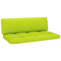 vidaXL Poilsio komplektas iš palečių su pagalvėlėmis, 4 dalių, pušis цена и информация | Комплекты уличной мебели | pigu.lt