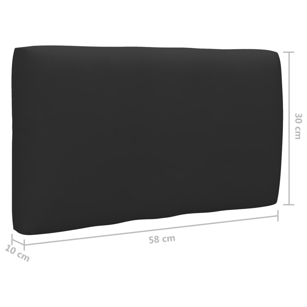 vidaXL Poilsio komplektas iš palečių su pagalvėlėmis, 4 dalių, pušis kaina ir informacija | Lauko baldų komplektai | pigu.lt