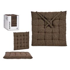 Kėdės pagalvė, 40x6x40 cm, ruda kaina ir informacija | Dekoratyvinės pagalvėlės ir užvalkalai | pigu.lt