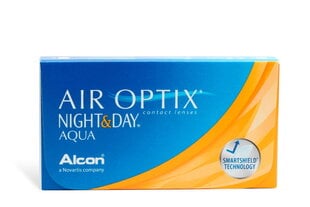 Mėnesiniai kontaktiniai lęšiai Air Optix Night&Day Aqua, 6 vnt. kaina ir informacija | Kontaktiniai lęšiai | pigu.lt