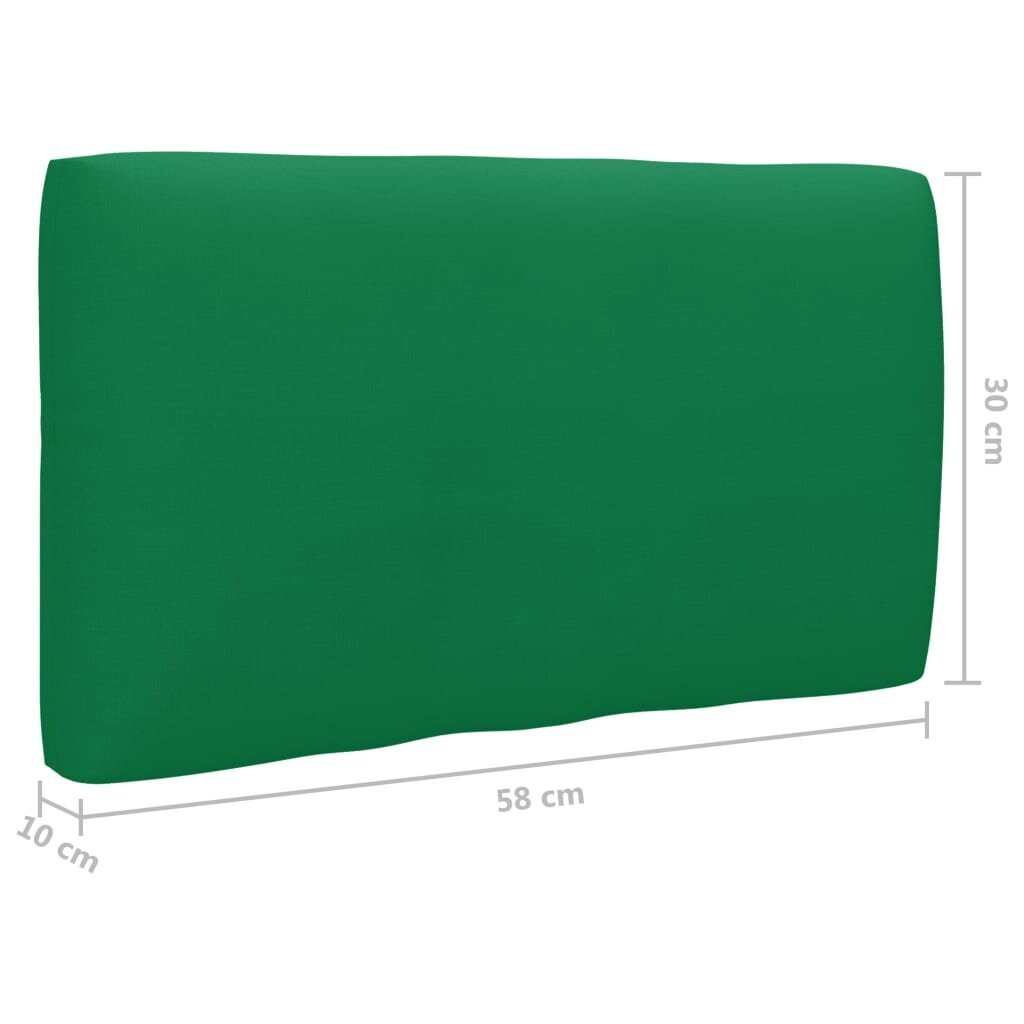 vidaXL Poilsio komplektas iš palečių su pagalvėlėmis, 6 dalių, pušis цена и информация | Lauko baldų komplektai | pigu.lt
