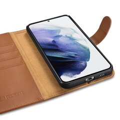 iCarer Haitang Leather Wallet Case Leather Case kaina ir informacija | Telefono dėklai | pigu.lt