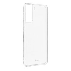 Roar Jelly Clear Anti-Bacteria Slim back cover case for Samsung Galaxy S21 FE (G990B) Transparent kaina ir informacija | Telefono dėklai | pigu.lt