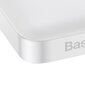 Baseus Power Bank 10000mAh Bipow - 2xUSB + C tipas - 15W, baltas kaina ir informacija | Atsarginiai maitinimo šaltiniai (power bank) | pigu.lt