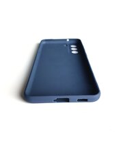 Матовый силиконовый чехол Hallo Back Case 1 мм для Samsung Galaxy S21 FE, синий цена и информация | Чехлы для телефонов | pigu.lt