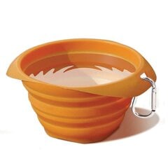Складная чаша Kurgo, 710 мл, оранжевая цена и информация | Миски, ящики для корма | pigu.lt