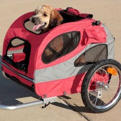 Prikabinama dviračio priekaba, Medium iki 23 kg šuniui kaina ir informacija | Dviračių priekabos, vėžimėliai | pigu.lt