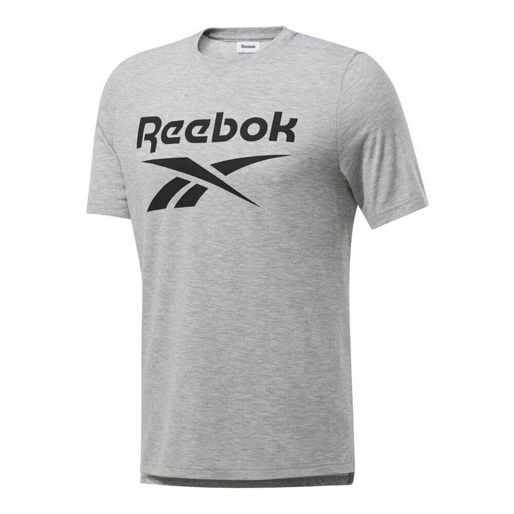 Sportiniai marškinėliai vyrams Reebok Workout Ready Supremium, pilki kaina ir informacija | Sportinė apranga vyrams | pigu.lt