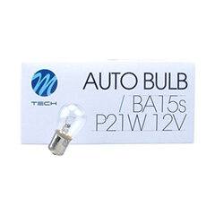 Automobilio lemputė M-Tech MT-Z14/10 21W Balta 12 V 10 uds BA15S kaina ir informacija | Automobilių lemputės | pigu.lt