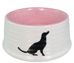 Keramikinis dubenėlis Dog Fantasy, 0,44 l, rožinis kaina ir informacija | Dubenėliai, dėžės maistui | pigu.lt
