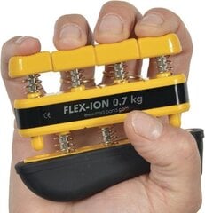 Эспандер для пальцев Flex-Ion, желтый, 0,7 кг I 2,3 кг цена и информация | Эспандеры | pigu.lt