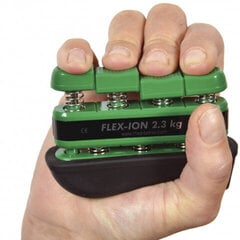 Эспандер для пальцев Flex-Ion, зеленый, 2,3 кг I 7,3 кг цена и информация | Эспандеры | pigu.lt