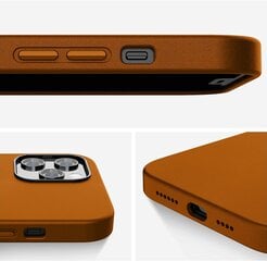 Eko odos apsauginis dėklas skirtas Apple iPhone 12/12Pro, rudas (caramel) kaina ir informacija | Telefono dėklai | pigu.lt