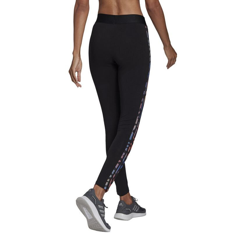 Tamprės moterims Adidas 3S Leg W HE7017, juodos kaina ir informacija | Sportinė apranga moterims | pigu.lt
