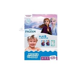 Vandeniui atsparių kortelių atminties žaidimas Frozen Shuffle, EN цена и информация | Настольные игры, головоломки | pigu.lt