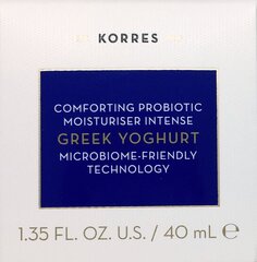 Intensyviai drėkinantis veido kremas Korres Comfort ing Probiotic Moisturizer Intense 40 ml kaina ir informacija | Veido kremai | pigu.lt