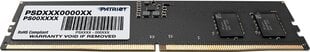 ПАМЯТЬ DIMM 8GB DDR5-4800/PSD58G480041 ПАТРИОТ цена и информация | Оперативная память (RAM) | pigu.lt
