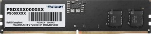 ПАМЯТЬ DIMM 8GB DDR5-4800/PSD58G480041 ПАТРИОТ цена и информация | Оперативная память (RAM) | pigu.lt