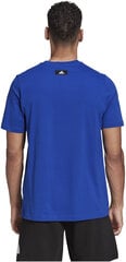 Футболки Adidas M Fi 3Bar Tee Blue HE2223 HE2223/4XL цена и информация | Мужские футболки | pigu.lt