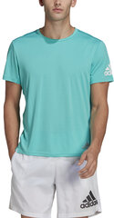 Футболки Adidas Run Tee M Mint HB7475 HB7475/S цена и информация | Футболка мужская | pigu.lt