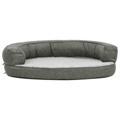 Ergonomiška lova šunims, 75x53cm, pilka kaina ir informacija | Guoliai, pagalvėlės | pigu.lt
