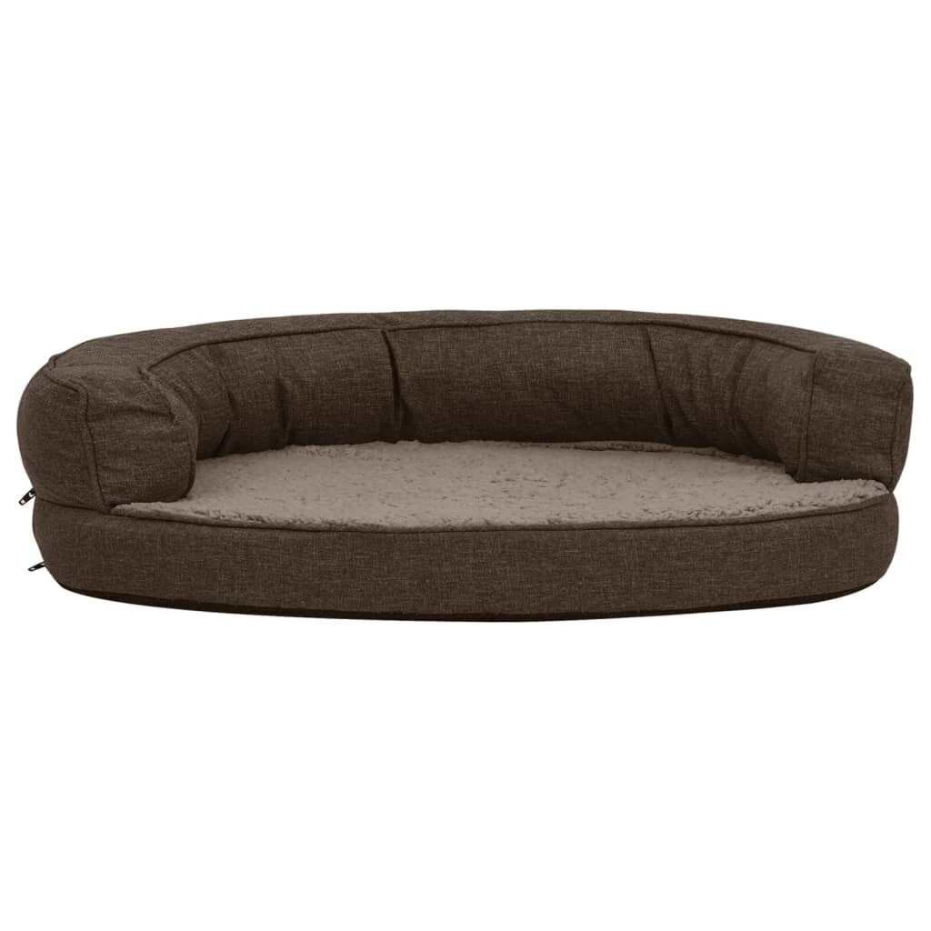 Ergonomiška lova šunims, 75x53cm, ruda kaina ir informacija | Guoliai, pagalvėlės | pigu.lt