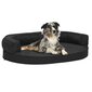 Ergonomiška lova šunims, 75x53cm, lino imitacija, juoda kaina ir informacija | Guoliai, pagalvėlės | pigu.lt