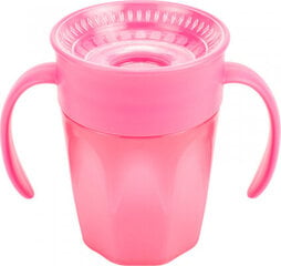 Чашка Dr. Brown's 360 Tumbler, розовая, 200 мл цена и информация | Бутылочки и аксессуары | pigu.lt