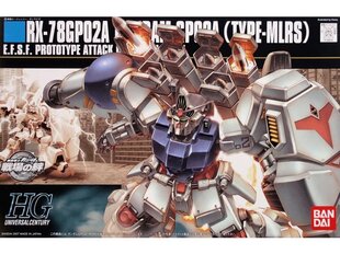 Konstruktorius Bandai - HGUC RX-78 GP02A Gundam GP02A MLRS Specification, 1/144, 55730 kaina ir informacija | Konstruktoriai ir kaladėlės | pigu.lt