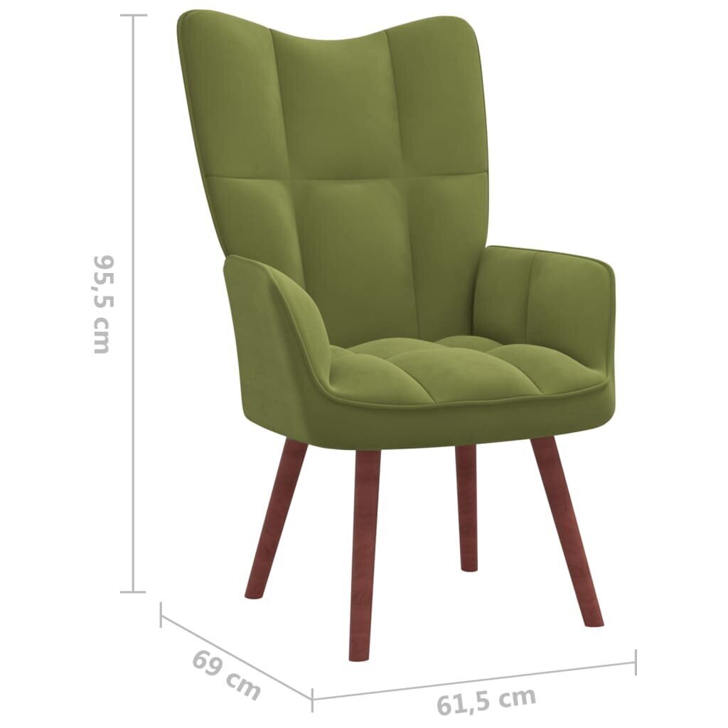Poilsio kėdė, žalia kaina ir informacija | Svetainės foteliai | pigu.lt