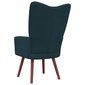 Poilsio kėdė, mėlyna kaina ir informacija | Svetainės foteliai | pigu.lt